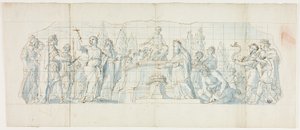 Saint Bibiana Refusing to Sacrifice to Jupiter by Antonio Grano