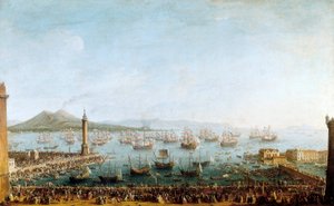 Departure of Charles of Bourbon for Spain, Seen from the Harbour