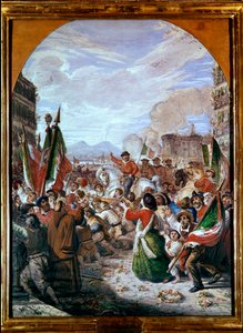 The entrance of Giuseppe Garibaldi to Naples on October 7