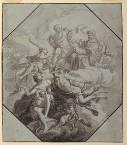 Design for a Ceiling Painting on Theme of Olympus by Antonio Manno