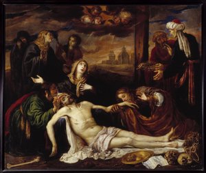 Deposition of the Cross or Pieta by Antonio Pereda y Salgado