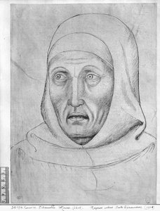 Head of a monk, from the The Vallardi Album