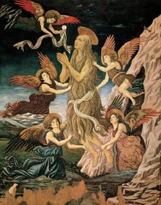 Assumption of St Mary of Egypt or Assumption of St Mary Magdalene, by Antonio Benci known as Pollaiuolo