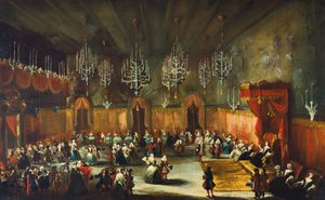 Ball in Honor of Anna Maria Luisa de Medici, Electress of the Palatinate by Antonio Stom