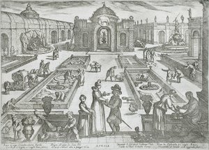 April: A Garden by Antonio Tempesta