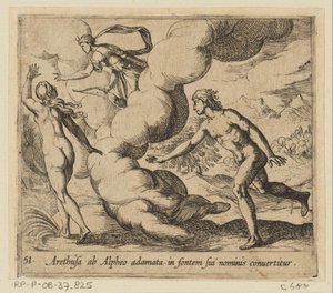 Arethusa Pursued by Alpheus by Antonio Tempesta