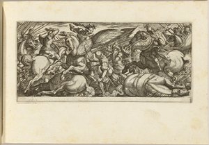 Battle between Cavalry and Infantry by Antonio Tempesta