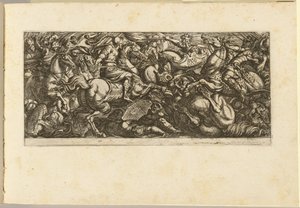 Cavalry Charge with Soldiers and Horses Trampled by Antonio Tempesta
