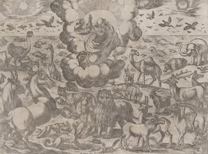 God Creating the Animals by Antonio Tempesta