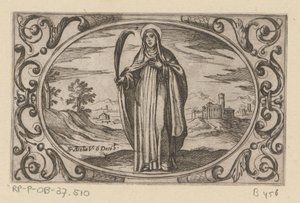 Saint Asella (series title: Roman Martyr Virgins) by Antonio Tempesta