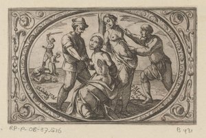 Saint Licidia and Saint Margaret (Roman Martyrs) by Antonio Tempesta