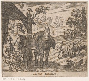 The Silver Age (Metamorphoses by Ovid) by Antonio Tempesta