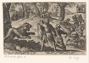 Lion Hunt by Antonio Tempesta