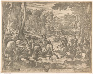 Lion Hunt by Antonio Tempesta