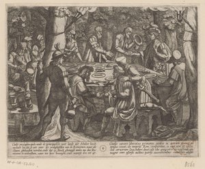 Julius Civilis Tells the Dutch Elders They Are Treated as Slaves by the Romans by Antonio Tempesta