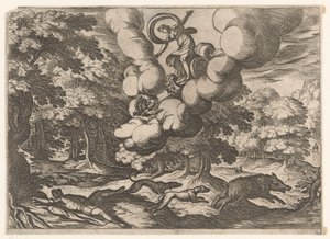 Landscape with the Death of Adonis by Antonio Tempesta