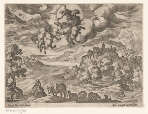 Landscape with the Fall of Phaethon by Antonio Tempesta