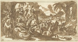 Lion Hunt by Antonio Tempesta