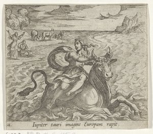 The Rape of Europa (Metamorphoses by Ovid) by Antonio Tempesta