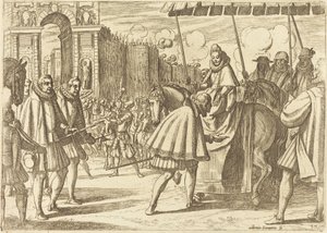 Triumphal Entry of Margaret of Austria by Antonio Tempesta