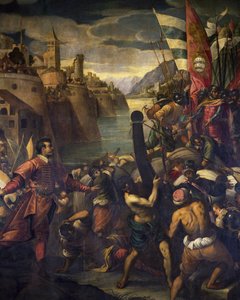 Venetians and Crusaders conquering Tyre