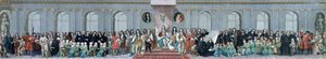 James II Receiving the Mathematical Scholars of Christ