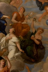 Peace, Prudence and Temperance (detail) by Antonio Verrio