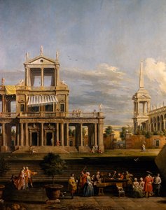 Concert at the Villa, piano and violin, Italy