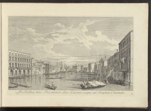 View of the Grand Canal in Venice by Antonio Visentini