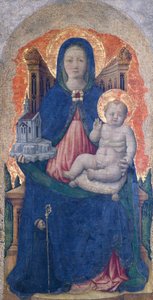 Madonna with Child (detail) by Antonio Vivarini