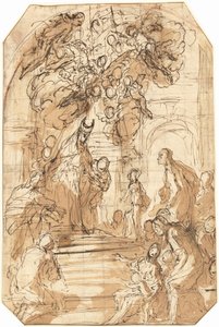 Presentation of the Virgin in the Temple by Antonio Zanchi