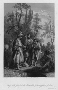 Joseph Sold to the Ishmeelite Merchants (engraving)