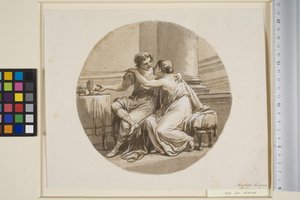 Two Lovers in an Interior