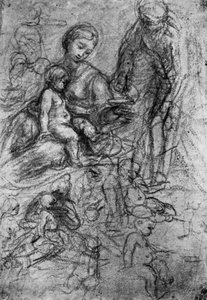 Sketches for a Holy Family