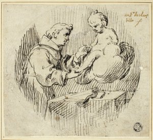 Saint Anthony of Padua with the Infant Jesus by Antonio del Castillo y Saavedra