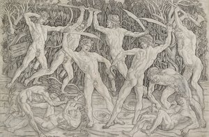 Battle of Nude Men, c. 1470-1475 by Antonio Pollaiuolo
