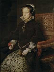Portrait of Mary I of England, 1554 by Antonis Mor