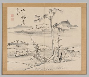 Reverberations of Taiga, Volume 2 (leaf 24) by Aoki Shukuya