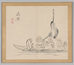 Reverberations of Taiga, Volume 2 (leaf 28) by Aoki Shukuya
