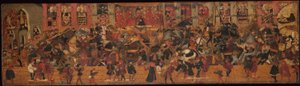 Tournament in the Square of Santa Croce, Florence by Apollonio di Giovanni