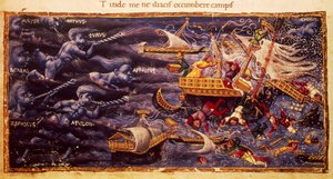 Virgilian Manuscript with Passage from Aeneid