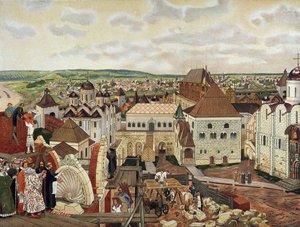 In the Moscow Kremlin by Appolinari Mikhaylovich Vasnetsov