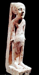Statuette with Egyptian influence, from Amman, 900-500 BC