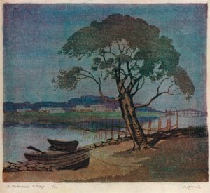 A Waterside Village, c. 1921