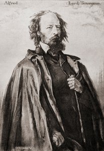 Alfred Tennyson by Archibald Standish Hartrick