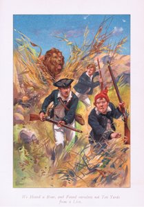 We Heard a Roar, and Found Ourselves Not Ten Yards from a Lion by Archibald Webb