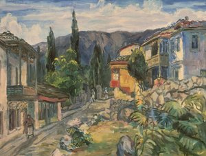 A Tatar Street in Yalta, 1932