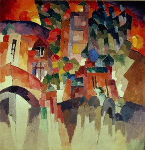 Kislovodsk Landscape with Gates, 1913