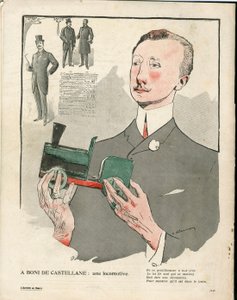 The Butter Plate, number 195, Satirical in Colours by Aristide Delannoy