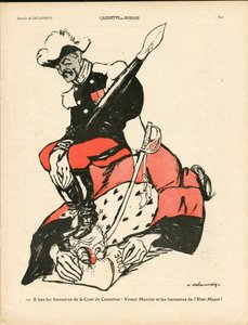 The Butter Plate, number 417, Satirical in Colors by Aristide Delannoy